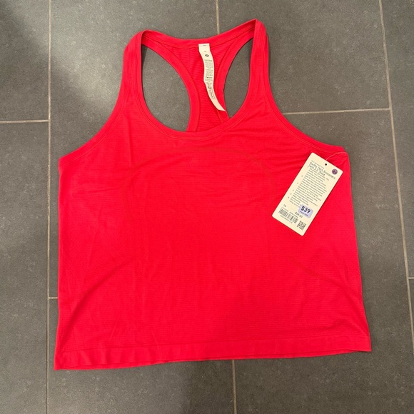 lululemon athletica Deep Berry Color Swiftly Race Length Tank Top - Picture 1 of 3